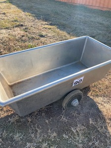 lot 90 image: SS Tub on Wheels, Hog Scalding