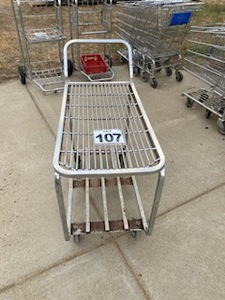 lot 107 image: Steel Transport Cart