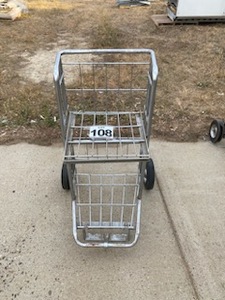 lot 108 image: Steel Transport Cart