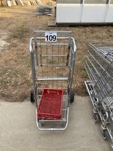 lot 109 image: Steel Transport Cart