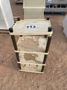 lot 113 image: Plastic Shelving