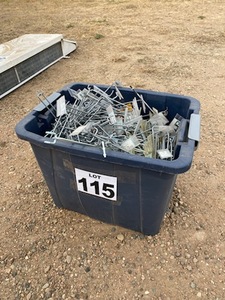 lot 115 image: Peg Board Hooks