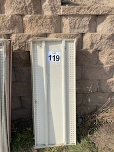 lot 119 image: (3) 4 Metal Shelves