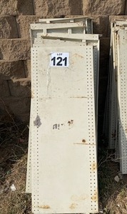 lot 121 image: (10) 4 Metal Shelves