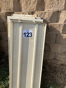 lot 123 image: (10) 4 Metal Shelves