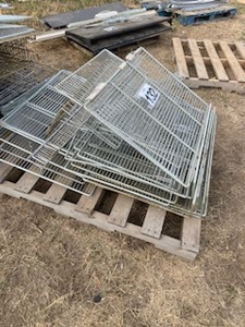 lot 132 image: Misc. Metal TraysBaskets