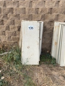 lot 135 image: (10) 4 Metal Shelves