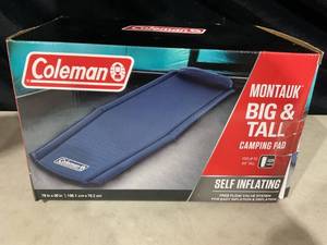 lot 306 image: Coleman Montauk Big and Tall Self-Inflating Sleeping Pad