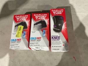 lot 312 image: Mueller Sport Care Knee Pad and Shoudler Pads