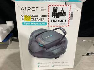 lot 336 image: Aiper SG800B Cordless Robotic Automatic Pool Cleaner, Pool Vacuum for Above Ground Pools