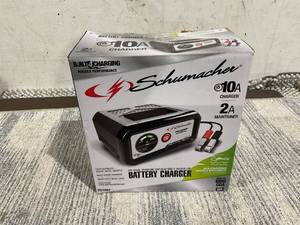 lot 134 image: Schumacher SC1282 10-Amp 12V Fully Automatic Battery Charger and Maintainer