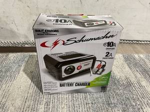 lot 144 image: Schumacher SC1282 10-Amp 12V Fully Automatic Battery Charger and Maintainer