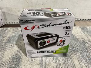 lot 146 image: Schumacher SC1282 10-Amp 12V Fully Automatic Battery Charger and Maintainer