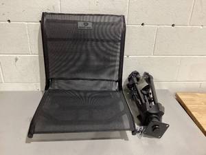 lot 426 image: Mossy Oak Swivel Blind Chair, Black, Duramesh Fabric