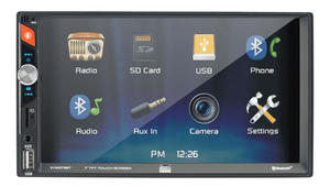 lot 137 image: Dual Electronics XVM279BT 7 Double DIN Car Stereo with LED Touch Screen, Bluetooth