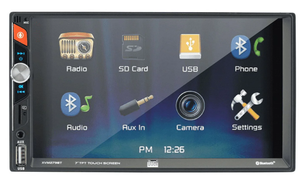 lot 139 image: Dual Electronics XVM279BT 7 Double DIN Car Stereo with LED Touch Screen, Bluetooth