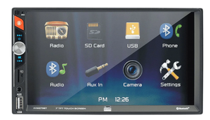 lot 141 image: Dual Electronics XVM279BT 7 Double DIN Car Stereo with LED Touch Screen, Bluetooth