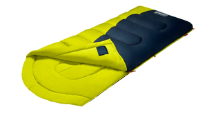 lot 313 image: Coleman Spider 20-Degree Cold Weather Mummy Big and Tall Sleeping Bag, Green, 84x36