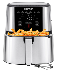 lot 373 image: Chefman ExacTemp 5 Qt. Digital Air Fryer with Temperature Probe