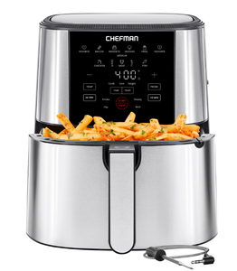 lot 422 image: Chefman ExacTemp 5 Qt. Digital Air Fryer with Temperature Probe