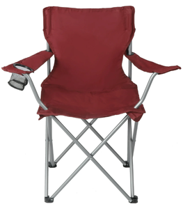 lot 423 image: Ozark Trail Basic Quad Folding Camp Chair with Cup Holder