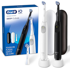 lot 428 image: Oral-B iO Series 2 Electric Toothbrush, Pure White & Night Black