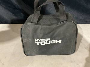 lot 344 image: Hyper Tough DC 12V Heavy-Duty Direct Drive Tire Inflator with Detachable Light