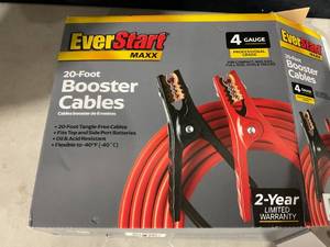 lot 349 image: EverStart Maxx 20-Foot 4-Gauge Professional Grade Booster Cables