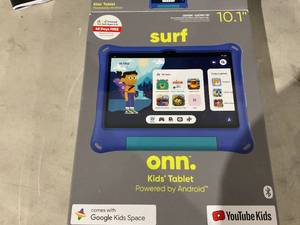 lot 356 image: Surf Onn. 10.1 Kids Tablet, 32GB, (2024 Model)