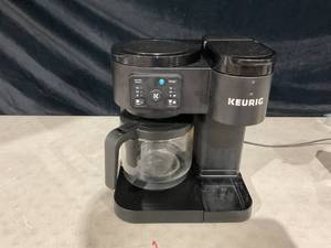 lot 369 image: Keurig K-Duo Essentials, Hot & Iced Single-Serve K-Cup Pod Coffee Maker & Carafe