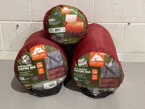 lot 468 image: LOT OF 3 Ozark Trail Sleeping Bags