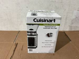 lot 277 image: Cuisinart Supreme Grind 18 Cup Stainless Steel Burr Coffee Grinder
