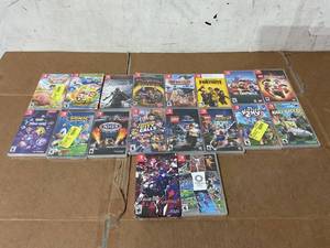 lot 284 image: LOT OF Nintendo Switch Games