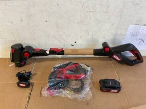 lot 614 image: Hyper Tough 20V Max Cordless 12-inch String Trimmer, HT21-401-003-02