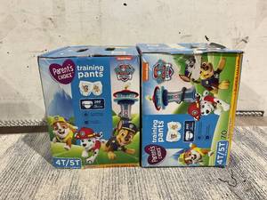 lot 169 image: LOT OF 2 Parents Choice Paw Patrol Training Pants for Boys, 4T5T, 70 Count
