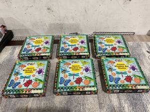 lot 172 image: LOT OF 6 30PCS Smarts & Crafts Insect Window Art Kit, Multi-color, for Boys and Girls Ages 6