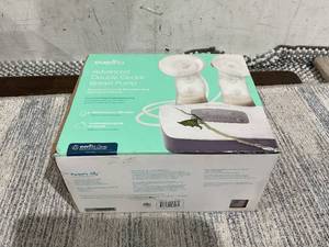 lot 173 image: Evenflo Advanced Double Electric Hospital-Strength Breast Pump with 3 Flange Sizes