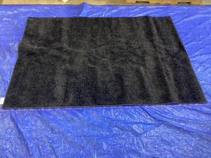 lot 584 image: Maples Rugs Jayme Solid Shag Area Rug (5x7), Black