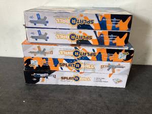 lot 606 image: LOT OF SplatRBall Water Bead Blasters