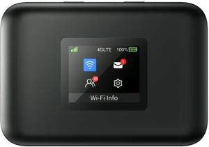 lot 18 image: AT&T Turbo Hotspot 3 256 MB, Black - Prepaid Hotspot
