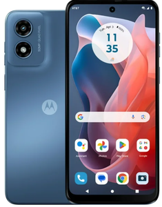 lot 25 image: AT&T Moto G Play 2024, 64GB, Sapphire Blue, Prepaid Smartphone