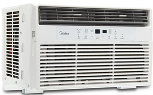 lot 86 image: Midea 8,000 BTU 115V Smart Window Air Conditioner with Comfort Sense Remote, up to 350 Sq. ft., White, MAW08S1DWWT
