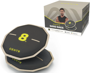 lot 110 image: Centr By Chris Hemsworth Sand Bags, Long-Lasting Free Weights, 8 lb, 2-Pack with 3-Month Membership