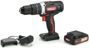 lot 228 image: Hyper Tough 20V Max Lithium-Ion Cordless Hammer Drill, 12 inch Chuck, 2 Speeds with 1.5Ah Lithium-ion Battery & Charger