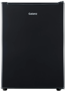lot 456 image: Galanz 2.5 Cu ft One Door Fridge, Black Estar