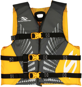 lot 460 image: LOT OF 2 Stearns Antimicrobial Infinity Series Life Jackets, Youth, Unisex