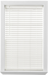lot 483 image: Better Homes & Gardens 2 Cordless Faux Wood Horizontal Blinds, Antique White, 31 W x 64 L