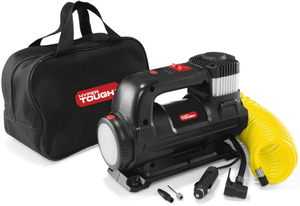 lot 490 image: Hyper Tough DC 12V Heavy Duty Direct Drive Digital Tire Inflator with Detachable LED Light