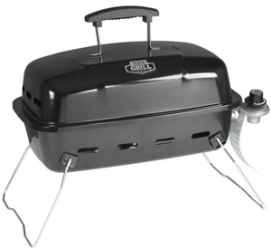 lot 496 image: Expert Grill 17.5 inch 10,000 BTU 1 Burner Portable Propane Gas Grill, Black