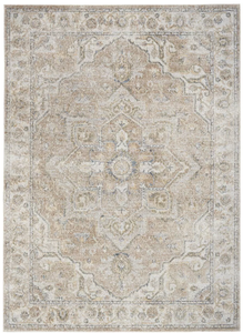 lot 580 image: Nourison Washable Astra Vintage Medallion Indoor Flatweave Area Rug, 4 x 6